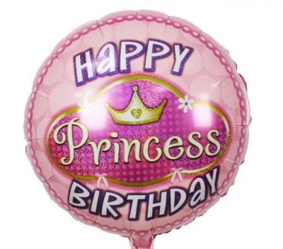 18" Μπαλόνι Happy Birthday Πριγκίπισσα