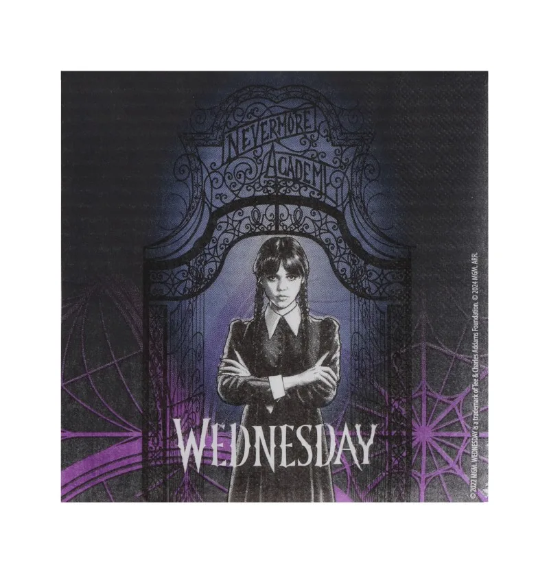 Χαρτοπετσέτες Wednesday Addams (20 τεμ)