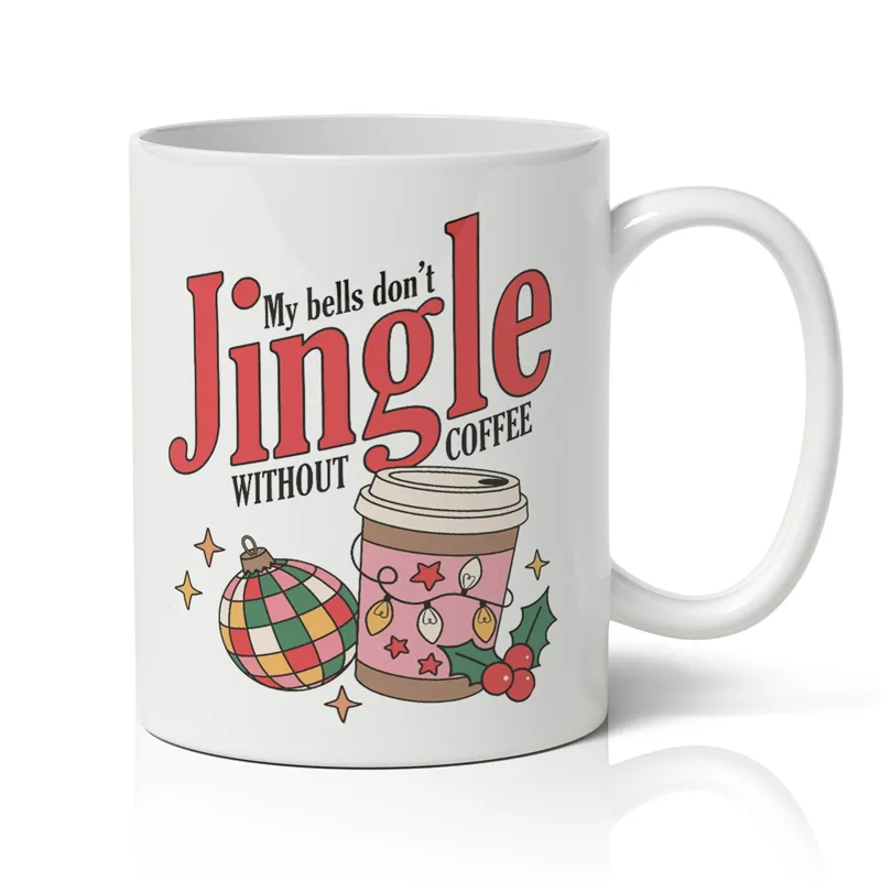 Κούπα Χριστουγεννιάτικη - No Jingle Without Coffee
