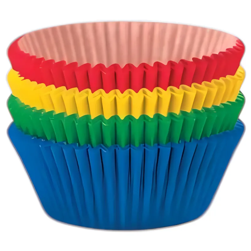 Χάρτινες Φόρμες Cupcake πολύχρωμες (40 τεμ)