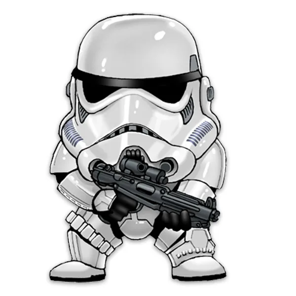 Ξύλινη φιγούρα Star Wars