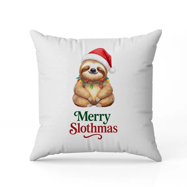 Μαξιλάρι Χριστουγεννιάτικο Sloth – Merry Slothmas