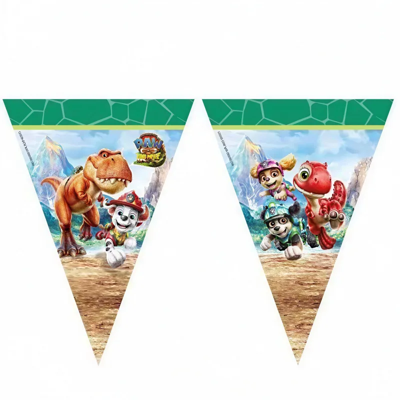 Τριγωνικά Σημαιάκια - Paw Patrol Dino Movie (230 cm)