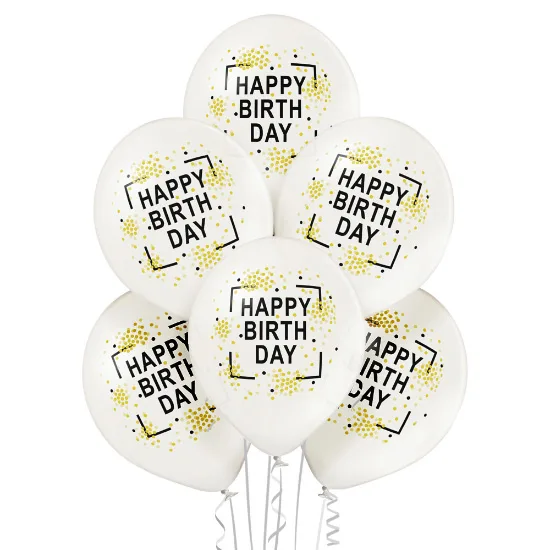 Σετ Μπαλόνια Happy Birthday (6τεμ)