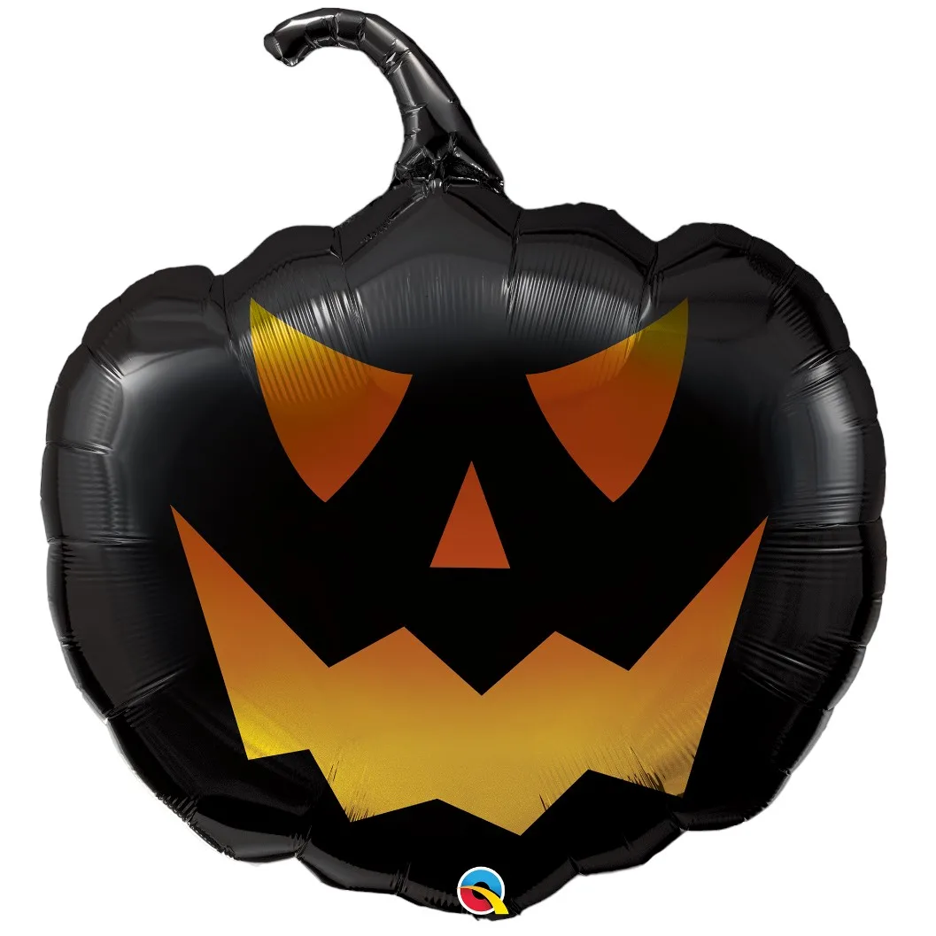 35" Μπαλόνι Halloween μαύρη κολοκύθα - Black Jack