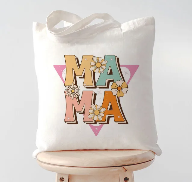 Τσάντα για Μαμά – Mama με Λουλούδια