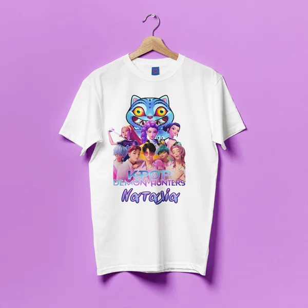 Μπλούζα Με Σχέδιο K-Pop Demon Hunters