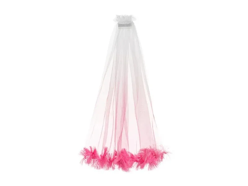 Πέπλο Bride to Be με ροζ κρόσια
