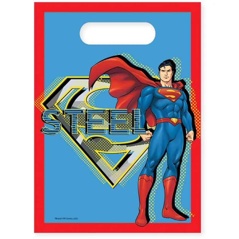 Σακουλάκια για δωράκια - Superman (6 τεμ)