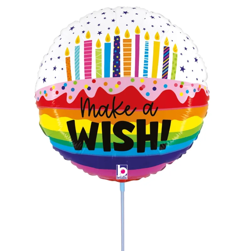 9'' Mini Shape Μπαλόνι Make A Wish