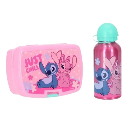 Σετ φαγητού Stitch &amp; Angel