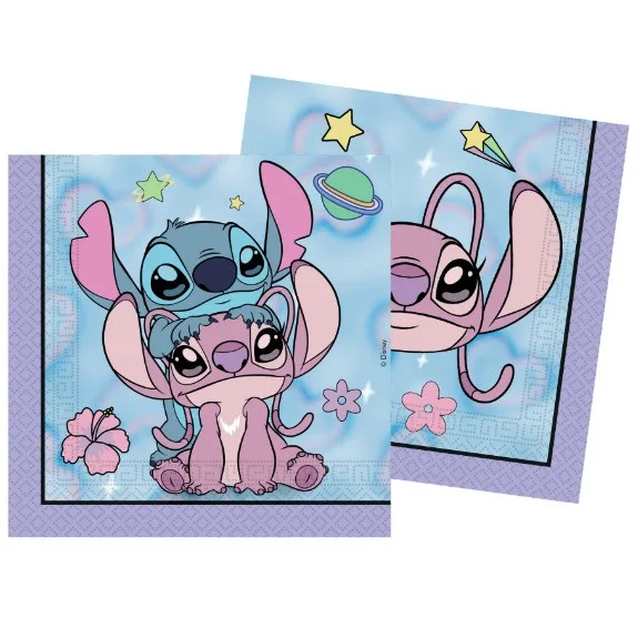 Χαρτοπετσέτες - Stitch &amp; Angel (20 τεμ)