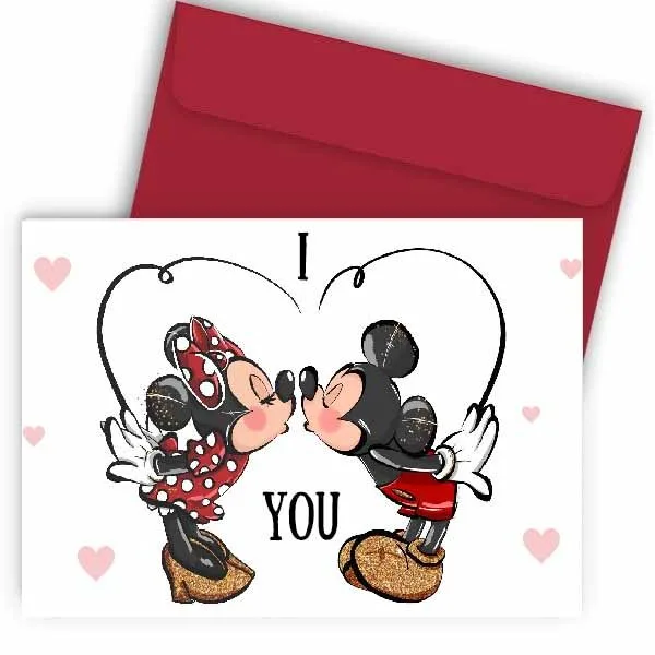 Κάρτα Αγάπης - Mickey &amp; Minnie