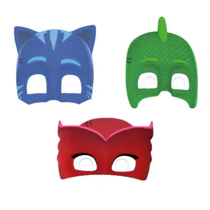 Χάρτινες Μάσκες Pj Masks (6 τεμ)