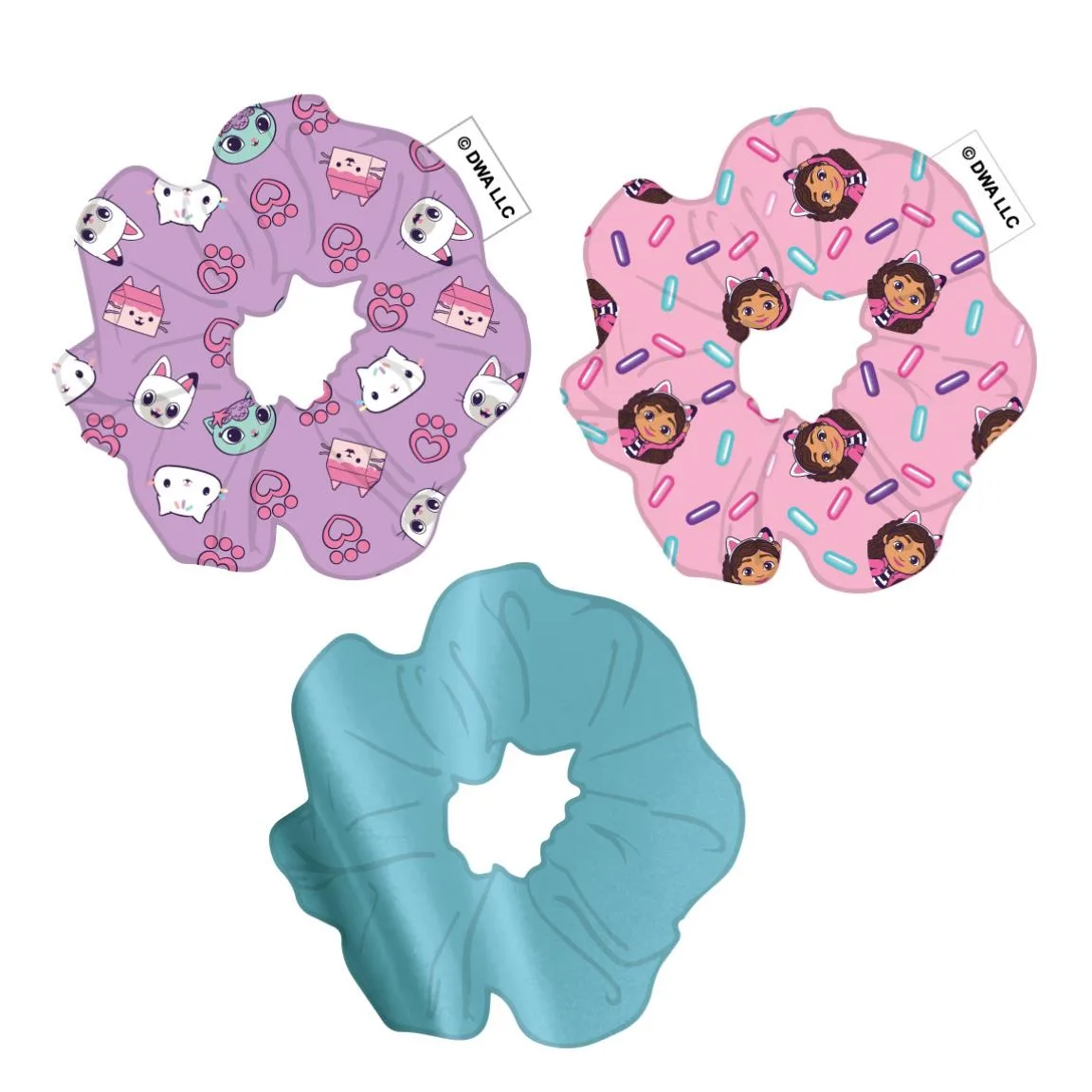 Scrunchies μαλλιών Gabby's Dollhouse (3 τεμ)