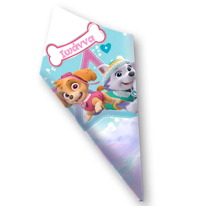 Χωνάκια ζαχαρωτών Paw Patrol Skye&amp;Everest