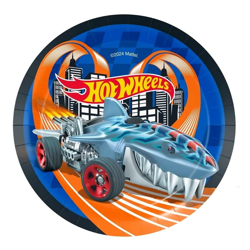 Πιάτα Γλυκού – Hot Wheels (8 Τεμ)