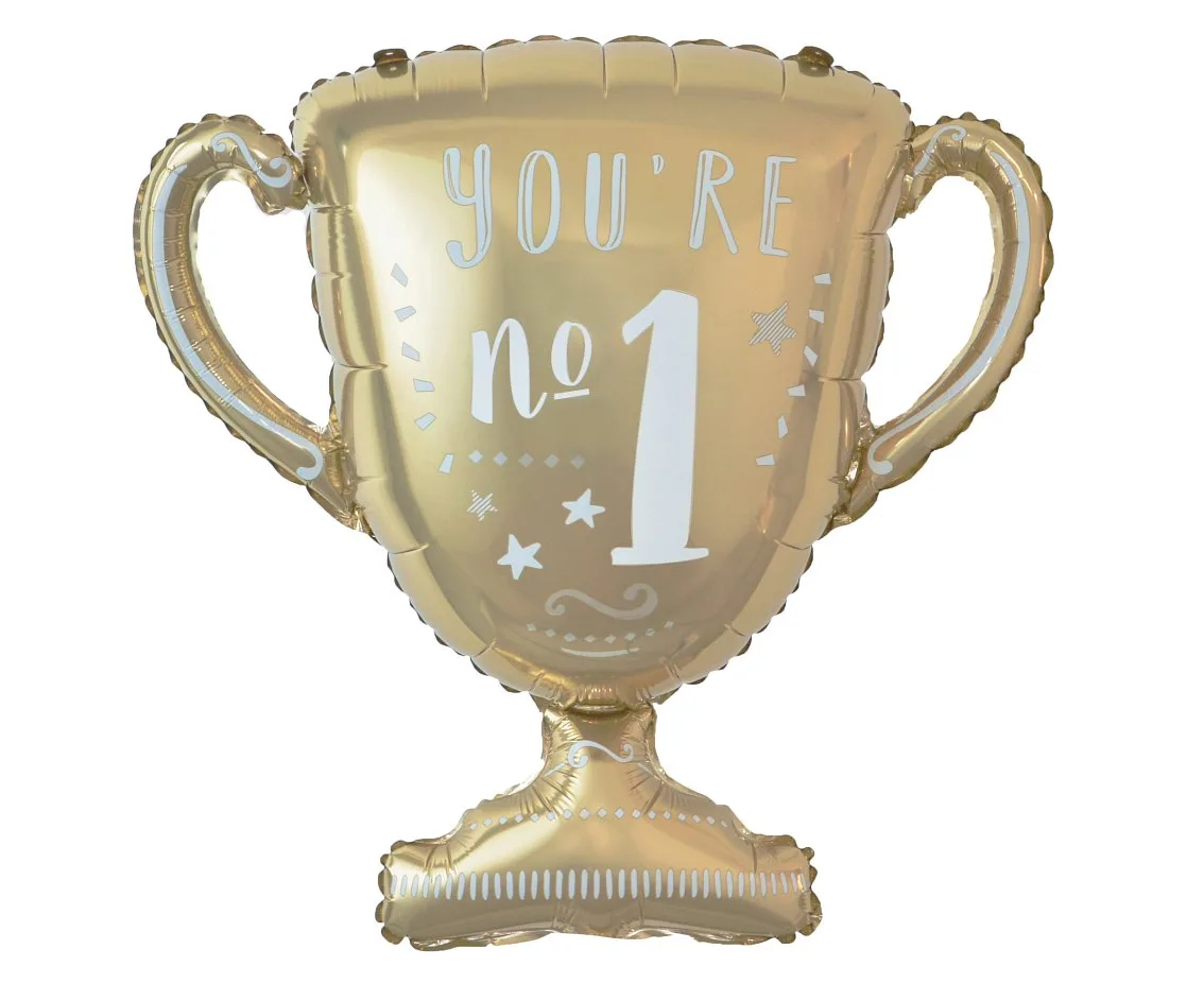 Μπαλόνι χρυσό Κύπελλο "You're No 1"