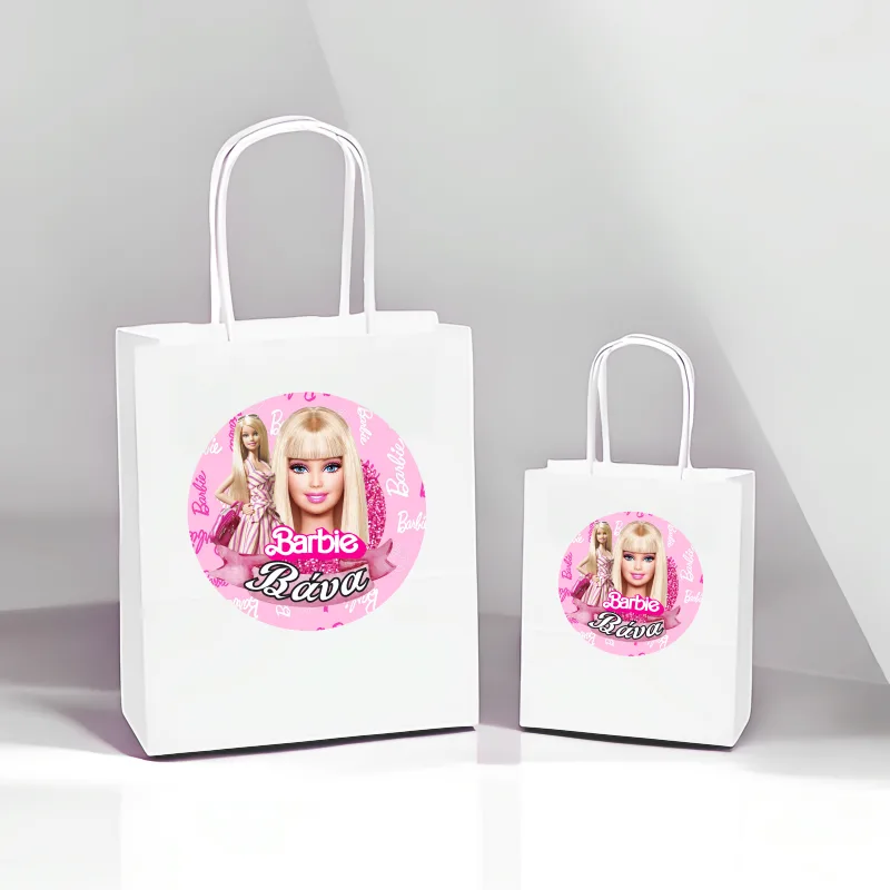 Άσπρη Τσάντα Δώρου Barbie