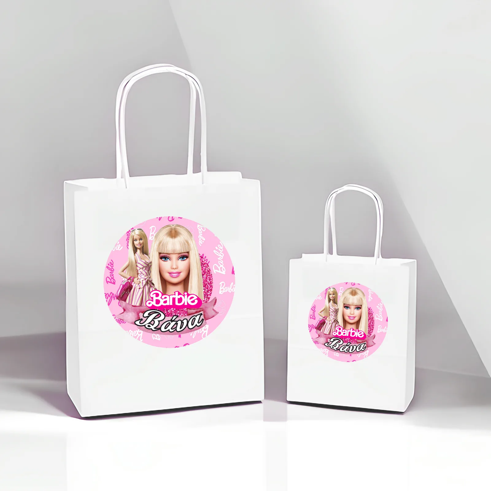 Άσπρη Τσάντα Δώρου Barbie