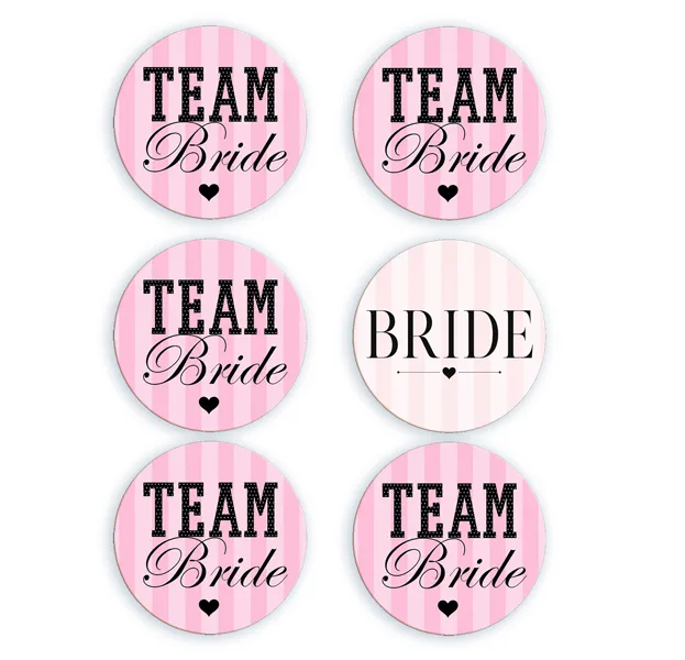 Σετ Κονκάρδες Bachelorette - Team Bride