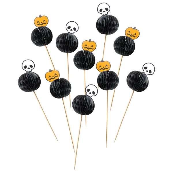 Halloween Οδοντογλυφίδες κυψέλες (10 τεμ)