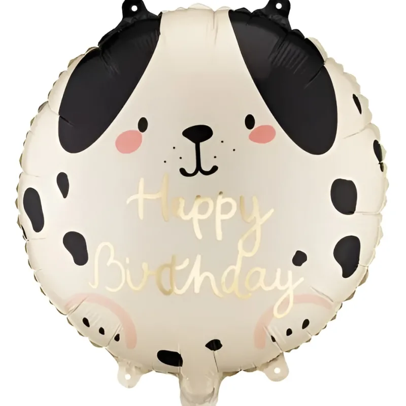 18'' Μπαλόνι Στρογγυλό Σκυλάκι Happy Birthday