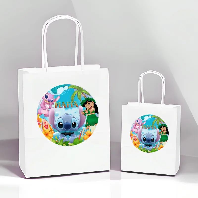 Άσπρη Τσάντα Δώρου Stitch