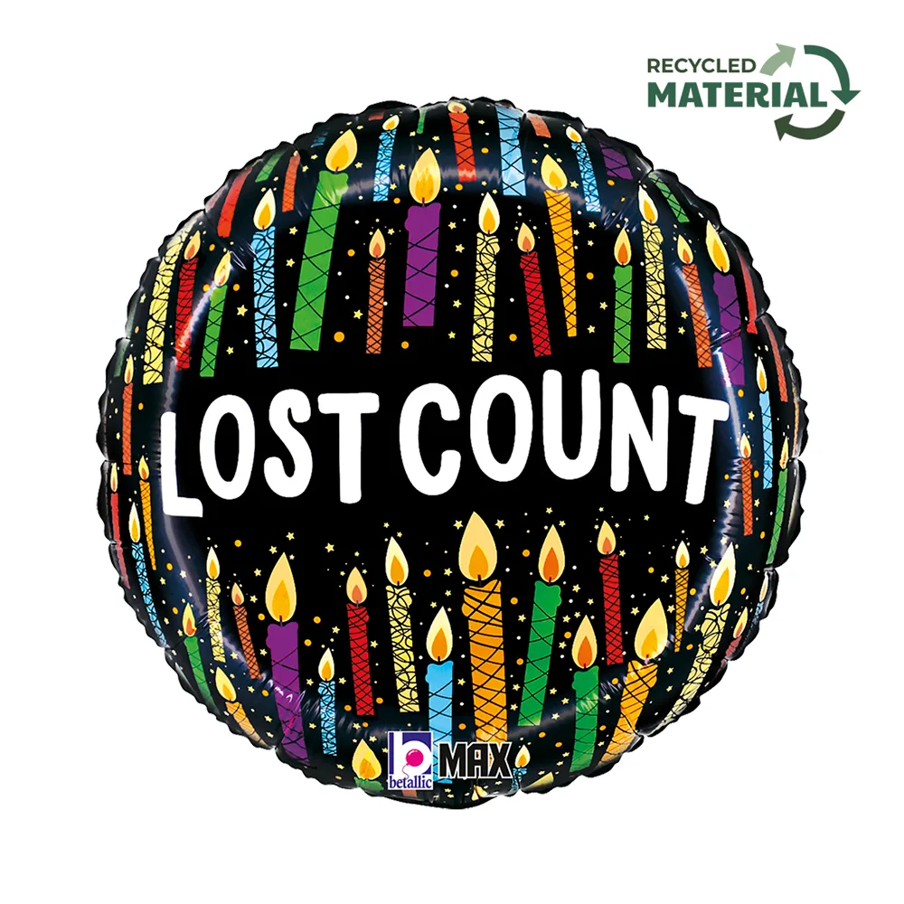 18" Μπαλόνι Γενεθλίων Lost Count