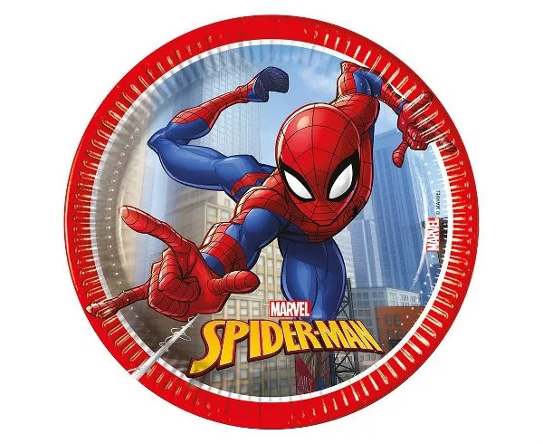 Πιάτα γλυκού Spiderman Crime Fighter (8 τεμ)