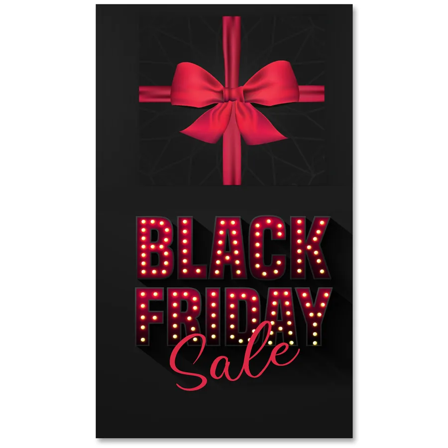 Αφίσα Black Friday Sale 1,30m