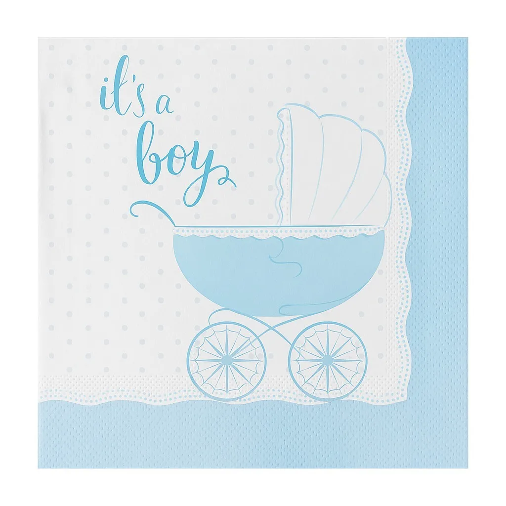 Χαρτοπετσέτες - Καροτσάκι It's A Boy (20 τεμ)
