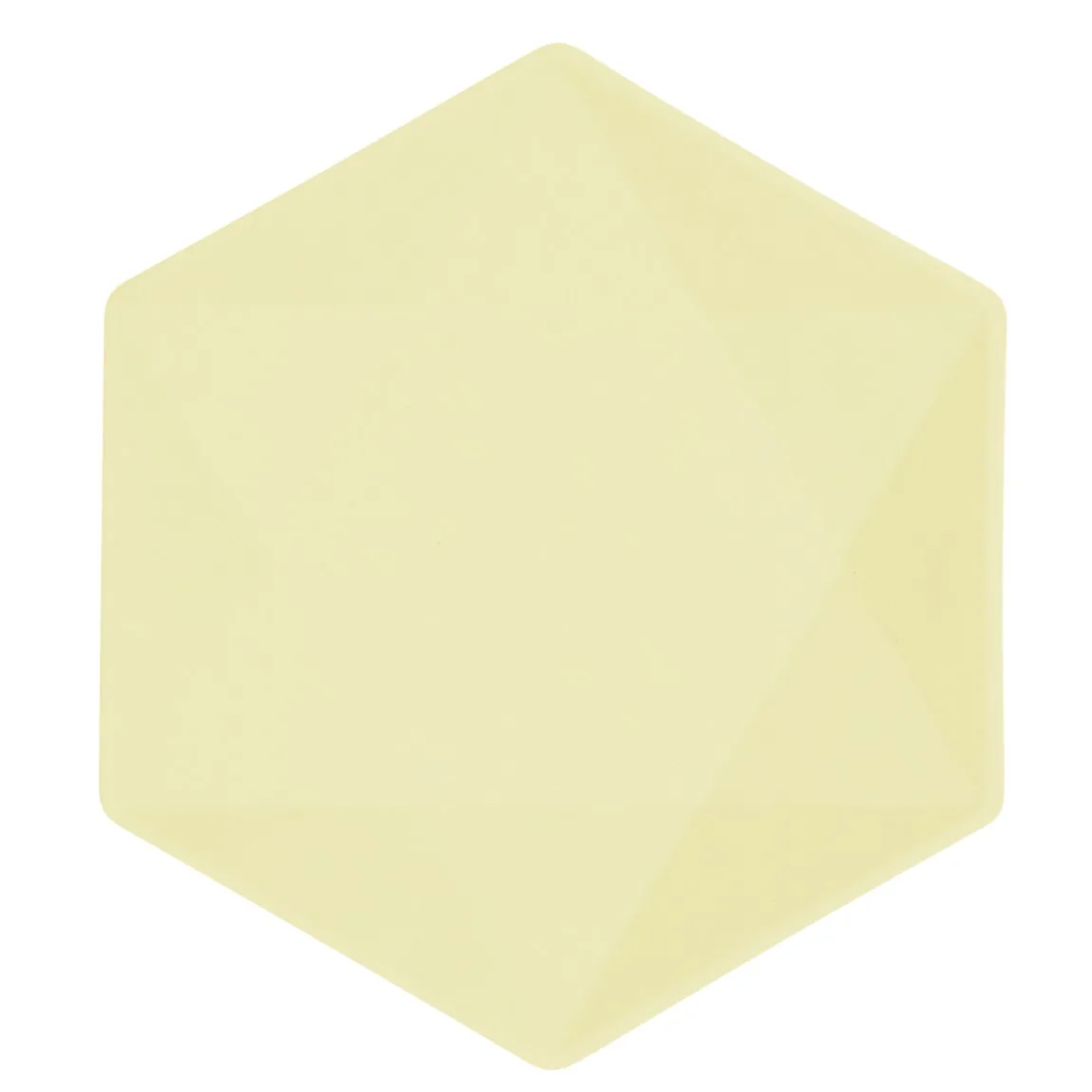 Πιάτα Vert Décor κίτρινο εξάγωνο (6 τεμ)
