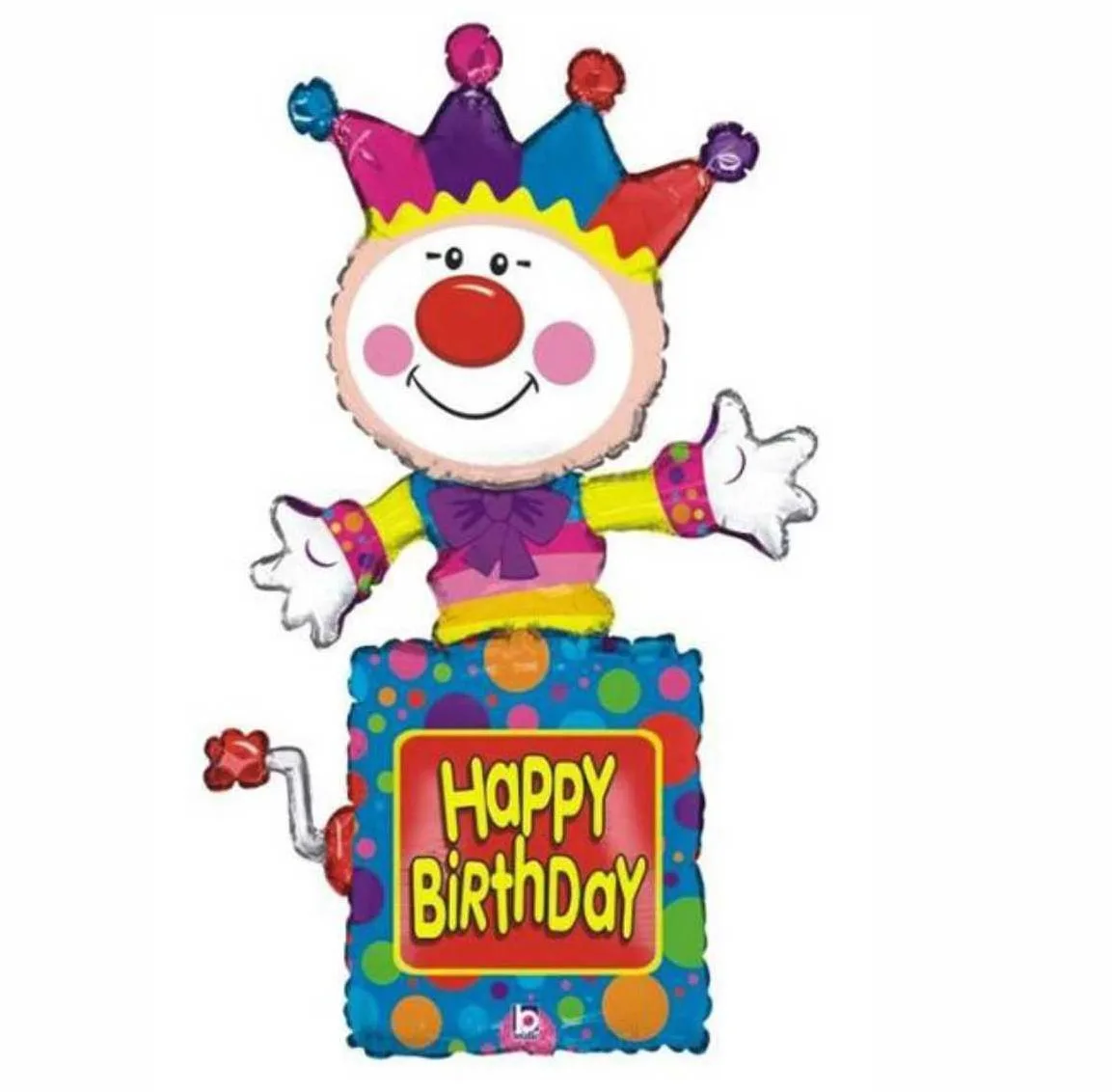 48" Μπαλόνι Ζογκλέρ Happy Birthday