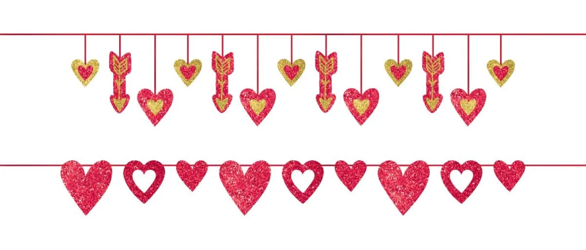 Μπάνερ Valentine's Day (2 pcs)