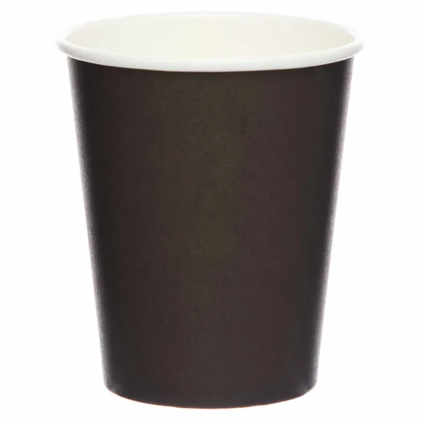 Ποτήρια χάρτινα Μαύρα Charcoal (8 τεμ)