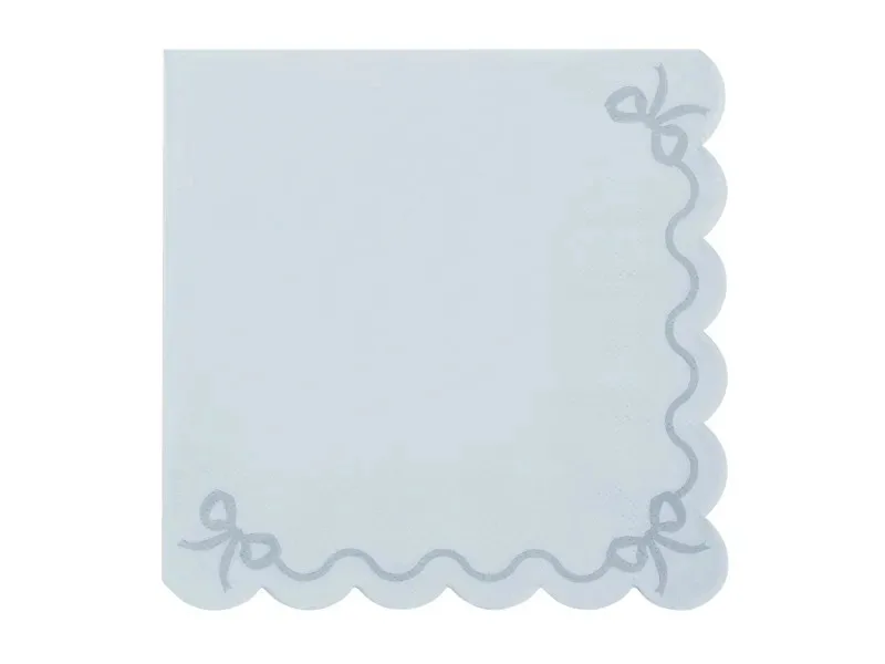 Χαρτοπετσέτες με Βολάν Misty Μπλε (12 τεμ)