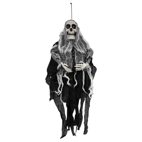 Animatronic Φιγούρα Halloween - Κρεμαστός Δαίμονας με φως και ήχο 80cm