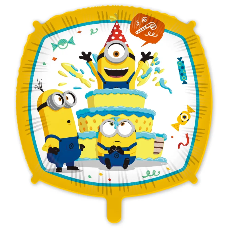 18'' Μπαλόνι Τετράγωνο Minions