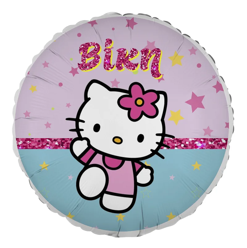 18" Μπαλόνι Foil Στρογγυλό Tυπωμένο - Hello Kitty