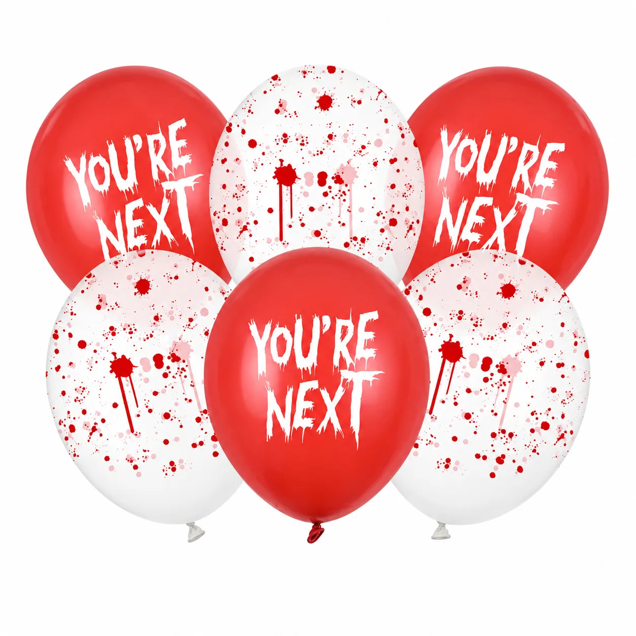 Σετ Λάτεξ Μπαλόνια - You're Next (6 τεμ)