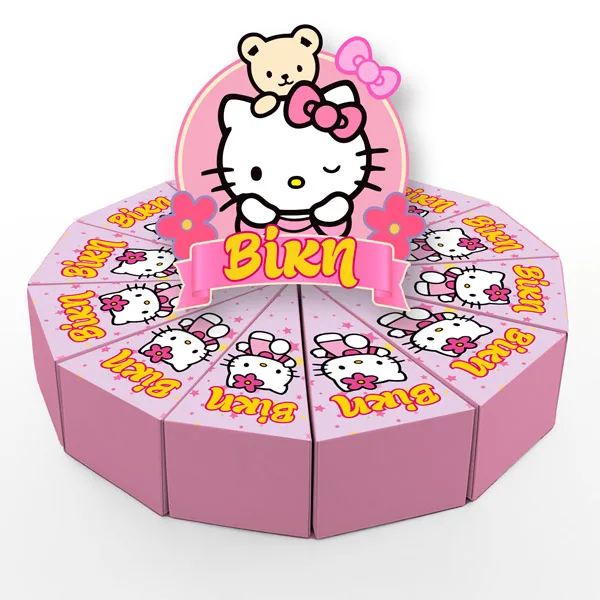 Χάρτινη Τούρτα - Hello Kitty
