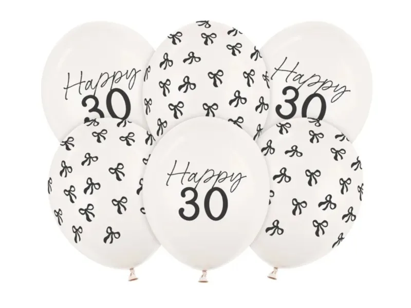 Σετ Μπαλόνια Happy 30 (6 τεμ)