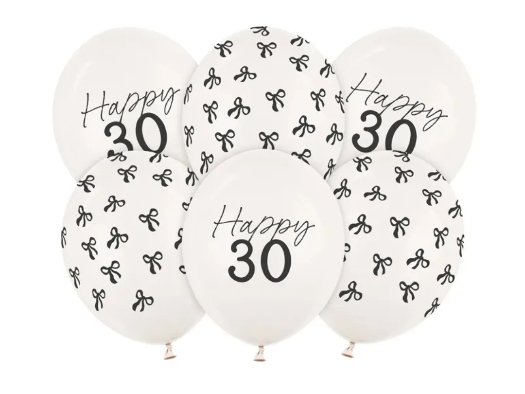 Σετ Μπαλόνια Happy 30 (6 τεμ)