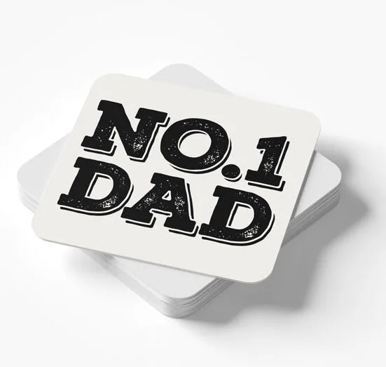 Ξύλινο Σουβέρ - No1 Dad