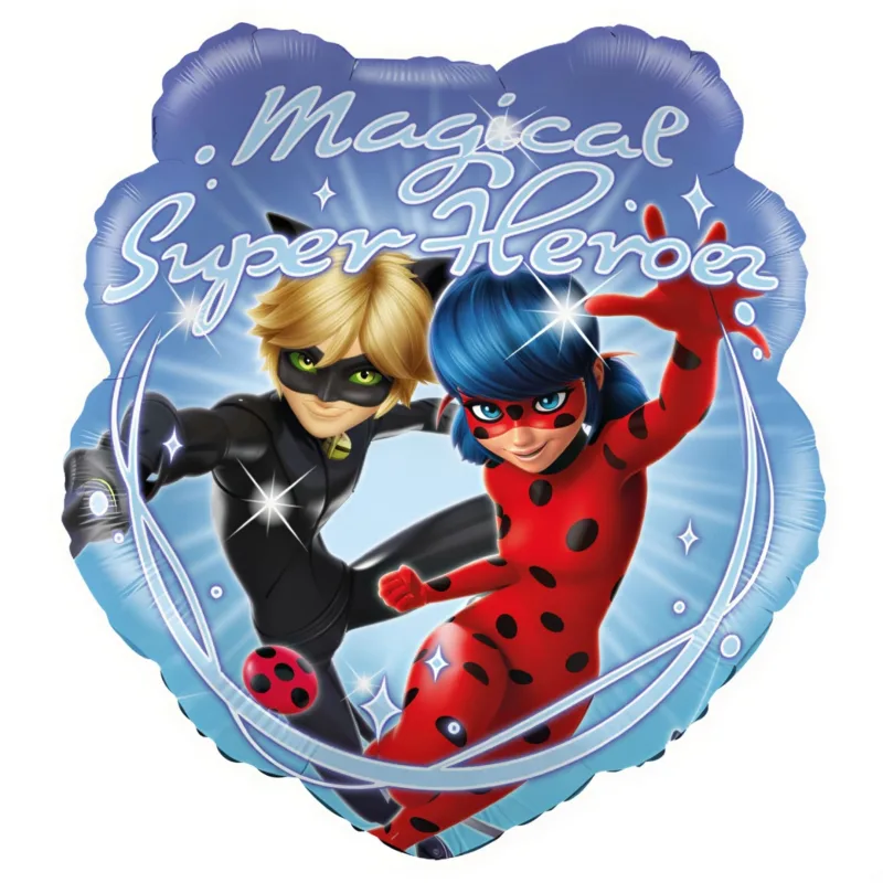 22" Μπαλόνι Miraculous Ladybug &amp; Cat Noir