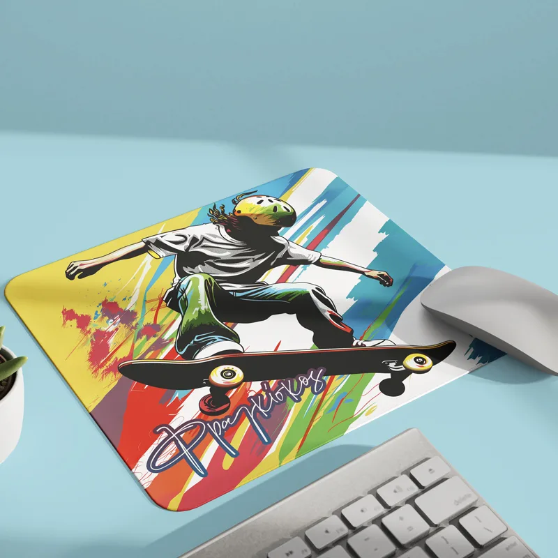 Mouse Pad - Skateboard Graffiti