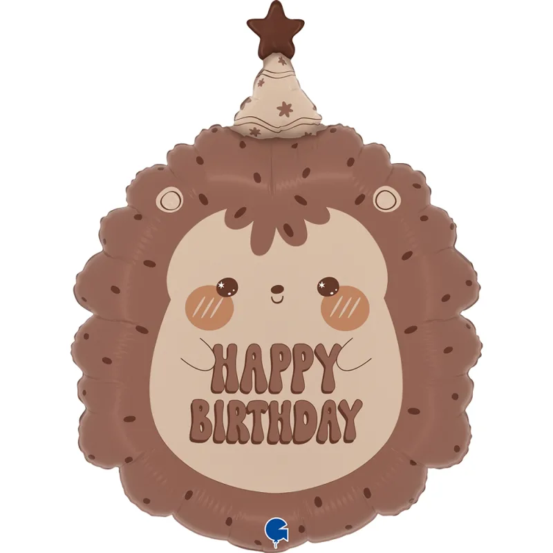 24'' Μπαλόνι Σκαντζόχοιρος ''Happy Birthday''