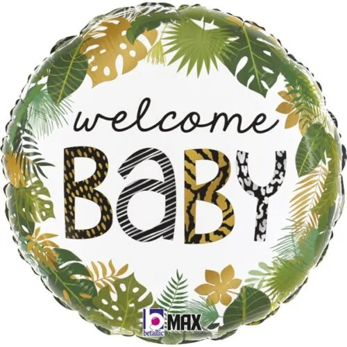18'' Μπαλόνι Τροπικό Welcome Baby