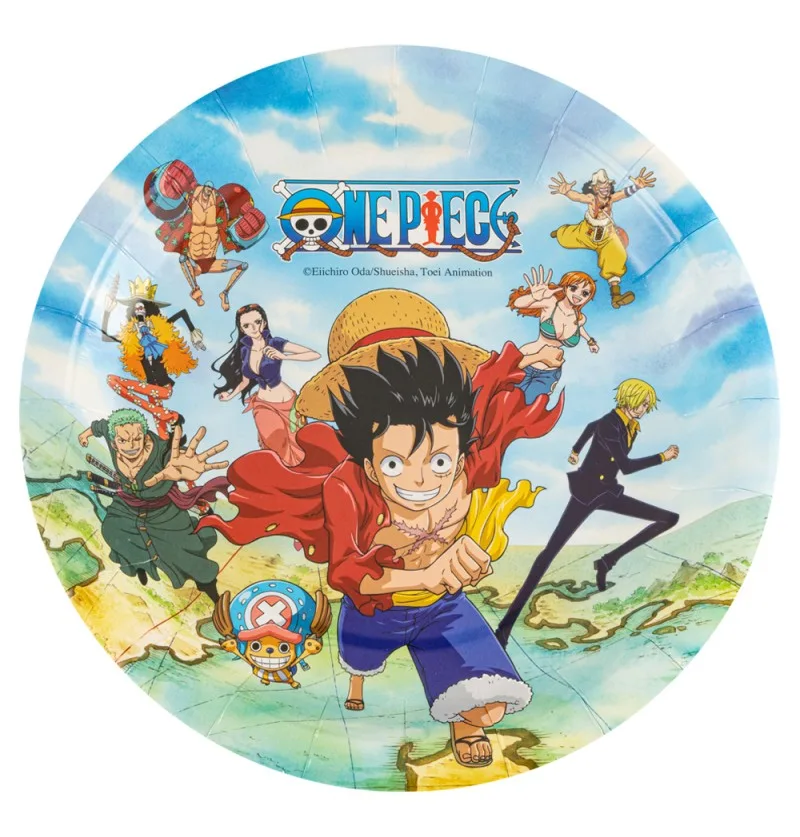Πιάτα φαγητού One Piece (8 τεμ)
